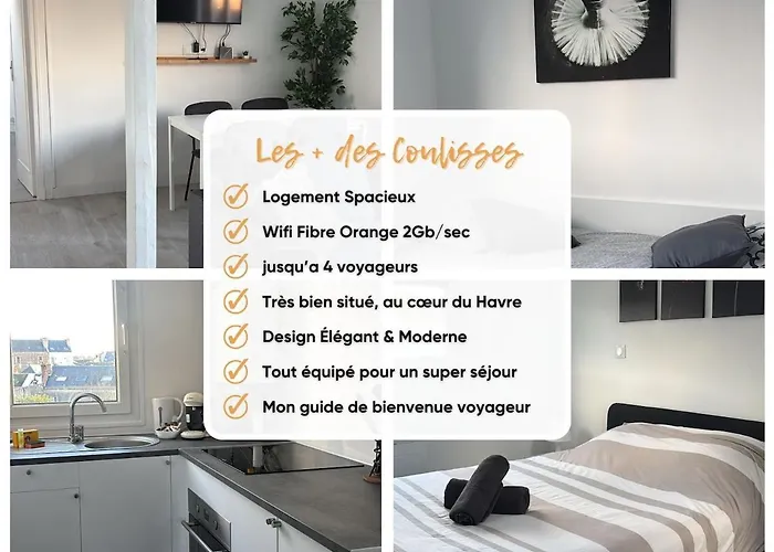 Dalikyda - Les Coulisses - Free Parking アパート ル・アーヴル